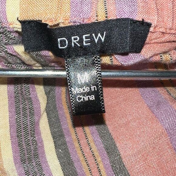 Anthropologie Drew Emerson Jumpsuit Size Medium Strapless Tulip Hem Linen Blend - Picture 10 of 11